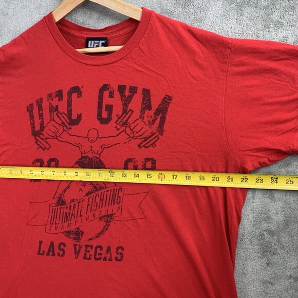 UFC Gym Shirt Mens XL Red Ultimate Fighting Championship Las Vegas 2008 MMA Tee - Picture 3 of 7